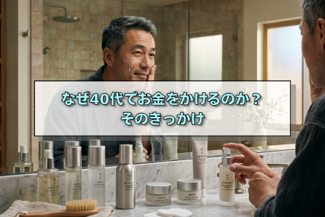 なぜ40代でお金をかけるのか？そのきっかけ