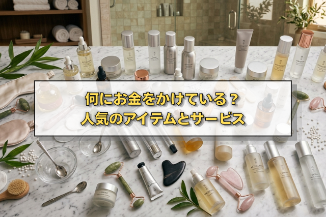 何にお金をかけている？人気のアイテムとサービス