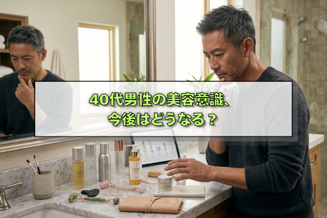 40代男性の美容意識、今後はどうなる？
